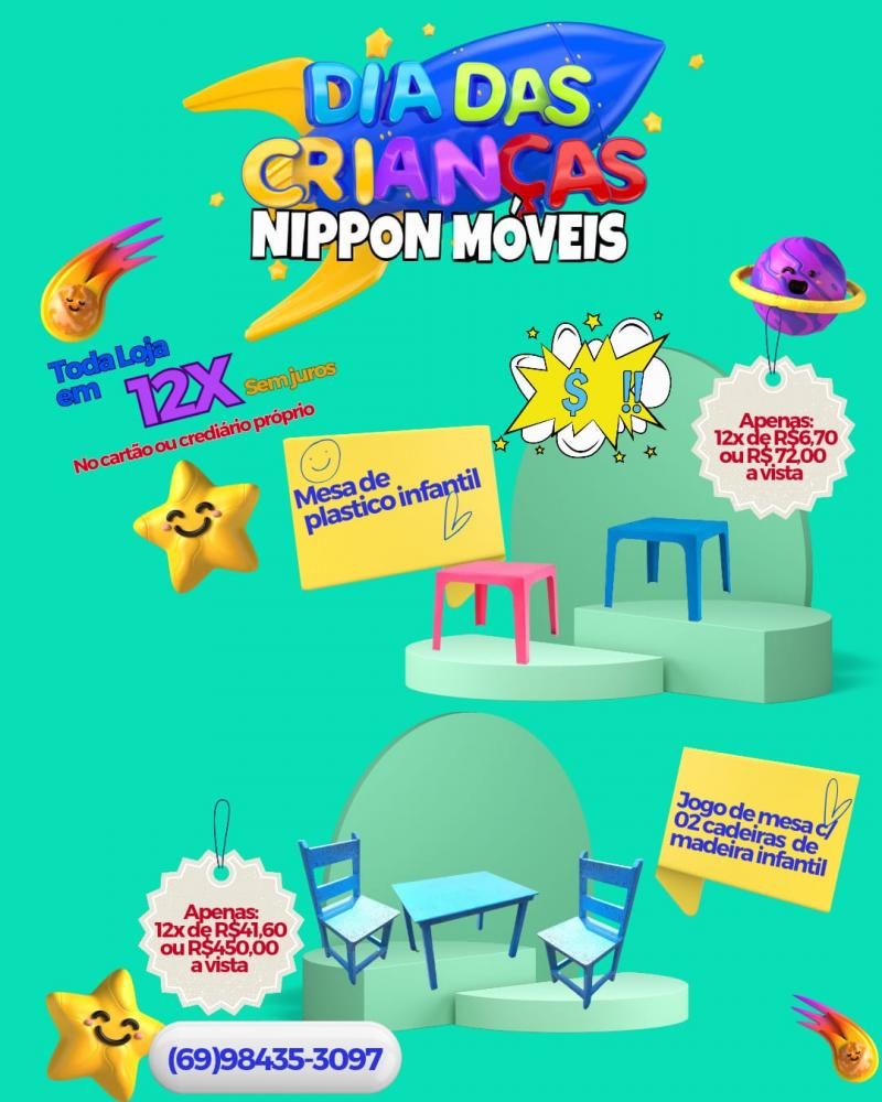 Ofertas especiais no mês de outubro na NIPPON MÓVEIS em Rolim de Moura Ofertas especiais no mês de outubro na NIPPON MÓVEIS em Rolim de Moura