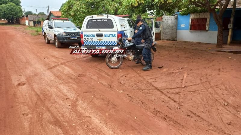 PM recupera moto poucas horas depois de ser furtada no bairro Cidade Alta, em Rolim de Moura PM recupera moto poucas horas depois de ser furtada no bairro Cidade Alta, em Rolim de Moura