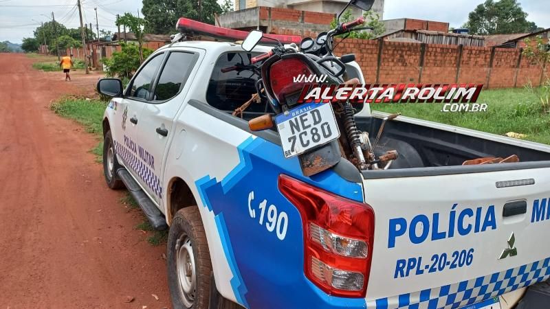 PM recupera moto poucas horas depois de ser furtada no bairro Cidade Alta, em Rolim de Moura PM recupera moto poucas horas depois de ser furtada no bairro Cidade Alta, em Rolim de Moura