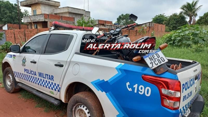 PM recupera moto poucas horas depois de ser furtada no bairro Cidade Alta, em Rolim de Moura PM recupera moto poucas horas depois de ser furtada no bairro Cidade Alta, em Rolim de Moura