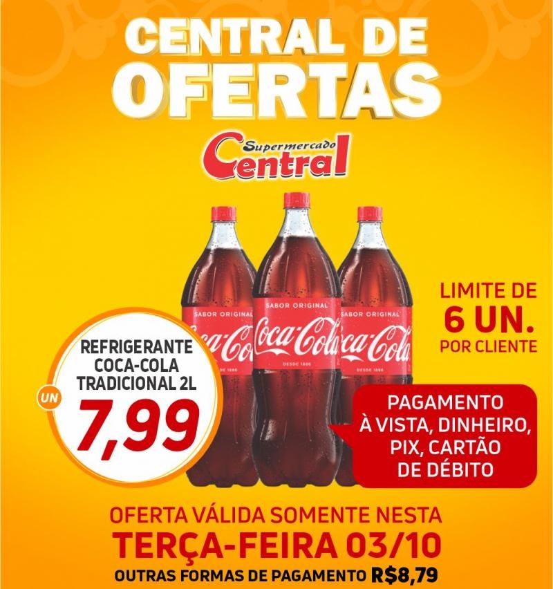 Promoção Supermercado Central, em Rolim de Moura Promoção Supermercado Central, em Rolim de Moura