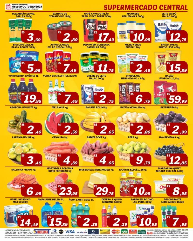 Promoção Supermercado Central, em Rolim de Moura Promoção Supermercado Central, em Rolim de Moura
