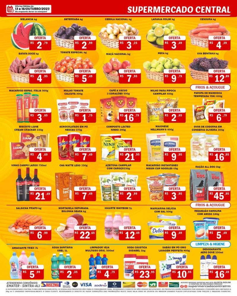 Promoção Supermercado Central, em Rolim de Moura Promoção Supermercado Central, em Rolim de Moura
