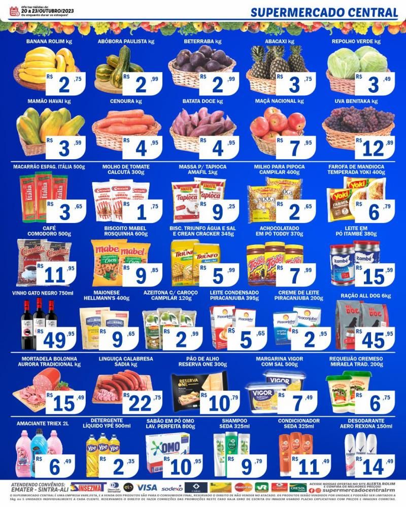 Promoção Supermercado Central, em Rolim de Moura Promoção Supermercado Central, em Rolim de Moura