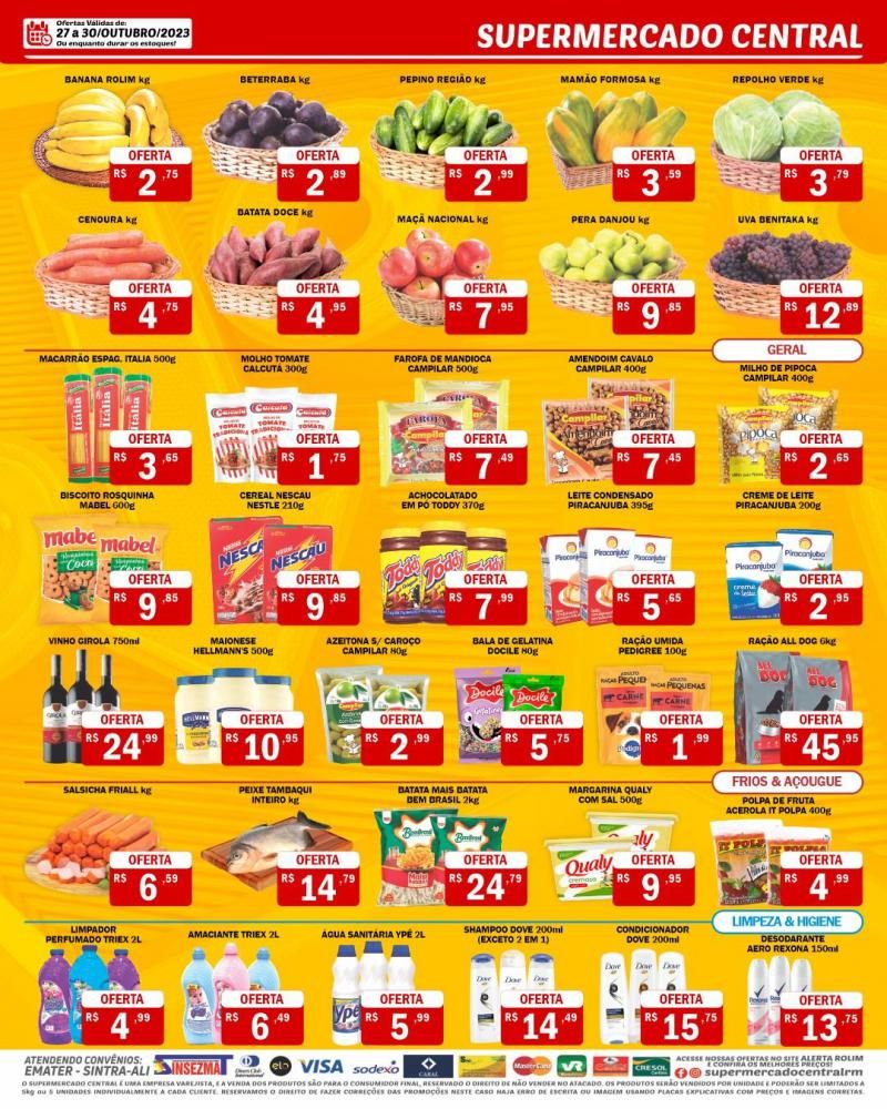 Promoção Supermercado Central, em Rolim de Moura Promoção Supermercado Central, em Rolim de Moura