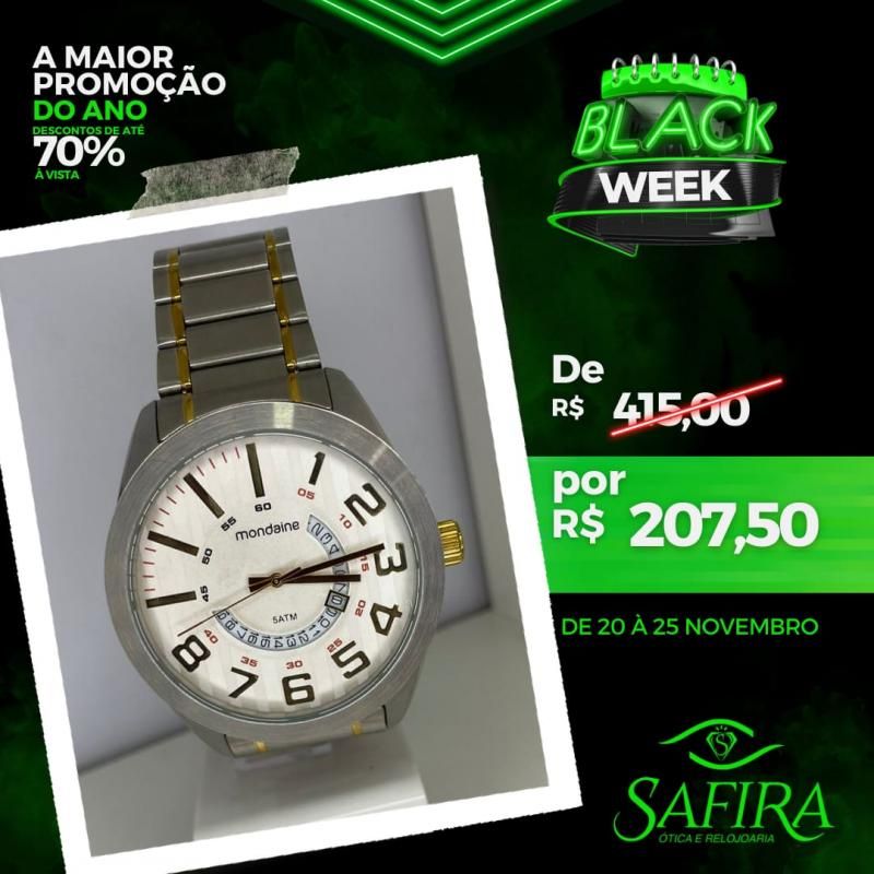 Chegou o BLACK WEEK SAFIRA, com descontos de até 70% Chegou o BLACK WEEK SAFIRA, com descontos de até 70%