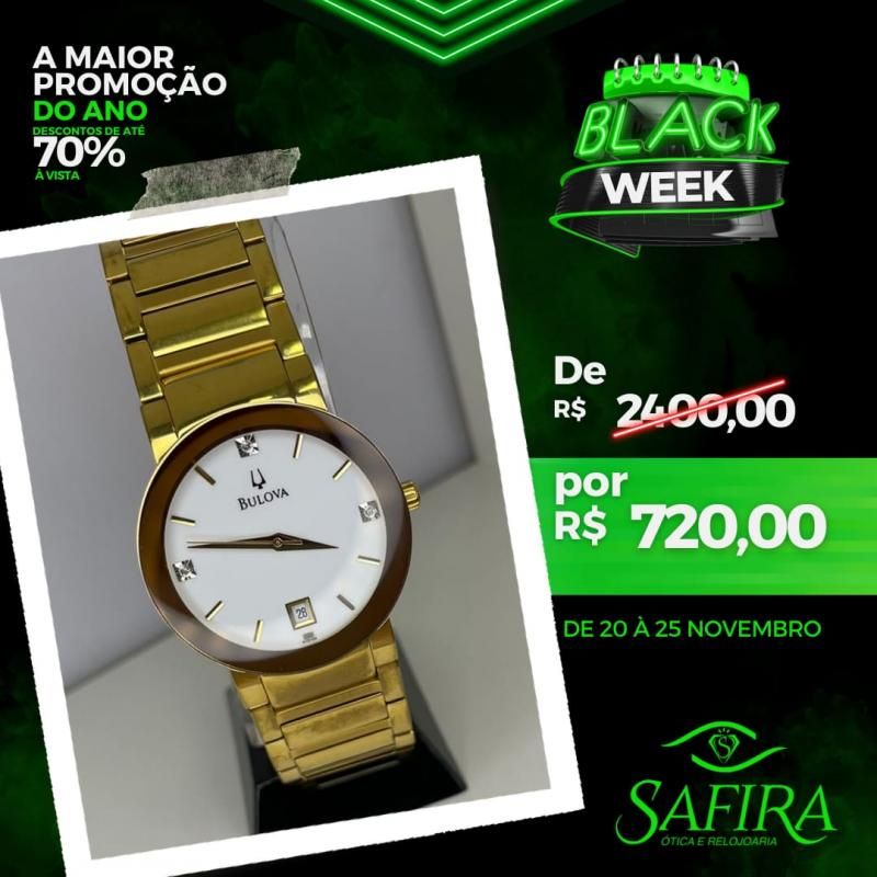Chegou o BLACK WEEK SAFIRA, com descontos de até 70% Chegou o BLACK WEEK SAFIRA, com descontos de até 70%