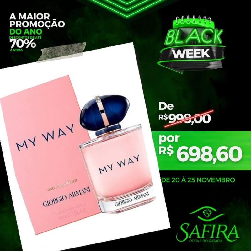 Chegou o BLACK WEEK SAFIRA, com descontos de até 70% Chegou o BLACK WEEK SAFIRA, com descontos de até 70%