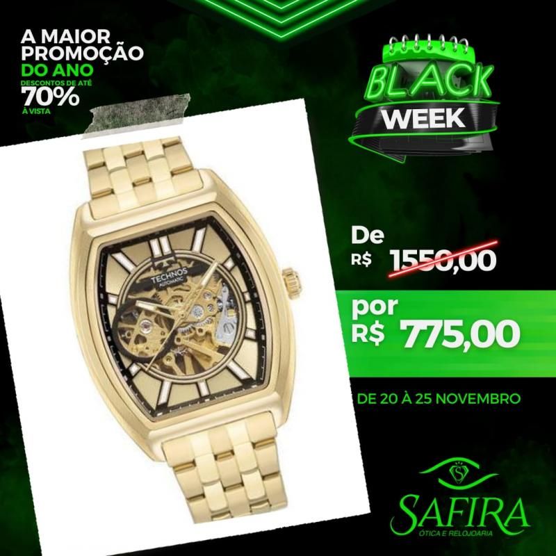 Chegou o BLACK WEEK SAFIRA, com descontos de até 70% Chegou o BLACK WEEK SAFIRA, com descontos de até 70%