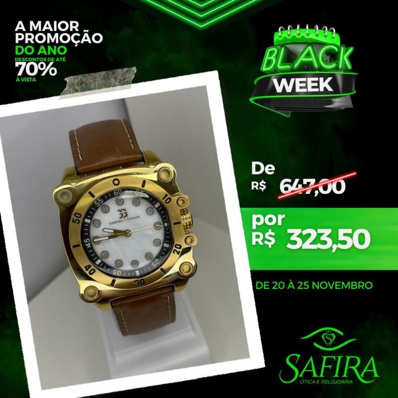 Chegou o BLACK WEEK SAFIRA, com descontos de até 70% Chegou o BLACK WEEK SAFIRA, com descontos de até 70%