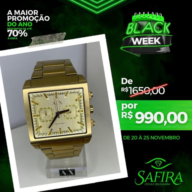 Chegou o BLACK WEEK SAFIRA, com descontos de até 70% Chegou o BLACK WEEK SAFIRA, com descontos de até 70%