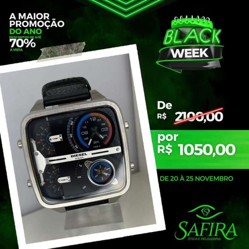 Chegou o BLACK WEEK SAFIRA, com descontos de até 70% Chegou o BLACK WEEK SAFIRA, com descontos de até 70%