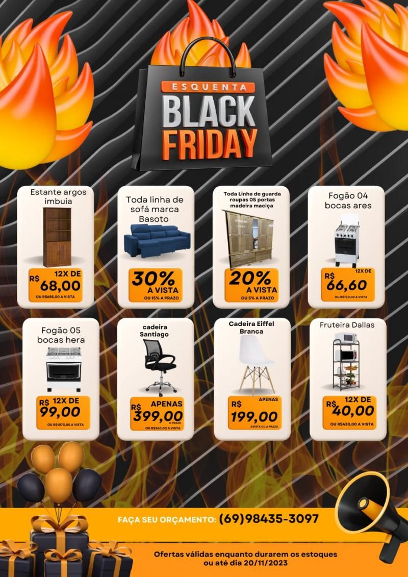 Grandes ofertas no Esquenta Black Friday na Nippon Móveis em Rolim de Moura Grandes ofertas no Esquenta Black Friday na Nippon Móveis em Rolim de Moura