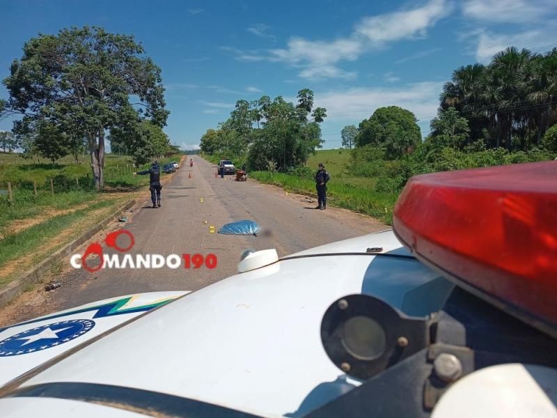 Idoso morreu em acidente envolvendo carro e moto, em Ji-Paraná Idoso morreu em acidente envolvendo carro e moto, em Ji-Paraná