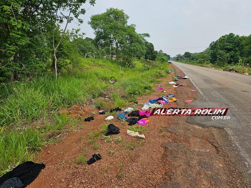 Médica foi socorrida com fratura na perna após caminhonete capotar na RO 383 Médica foi socorrida com fratura na perna após caminhonete capotar na RO 383