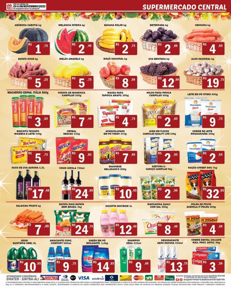 Promoção Supermercado Central, em Rolim de Moura Promoção Supermercado Central, em Rolim de Moura