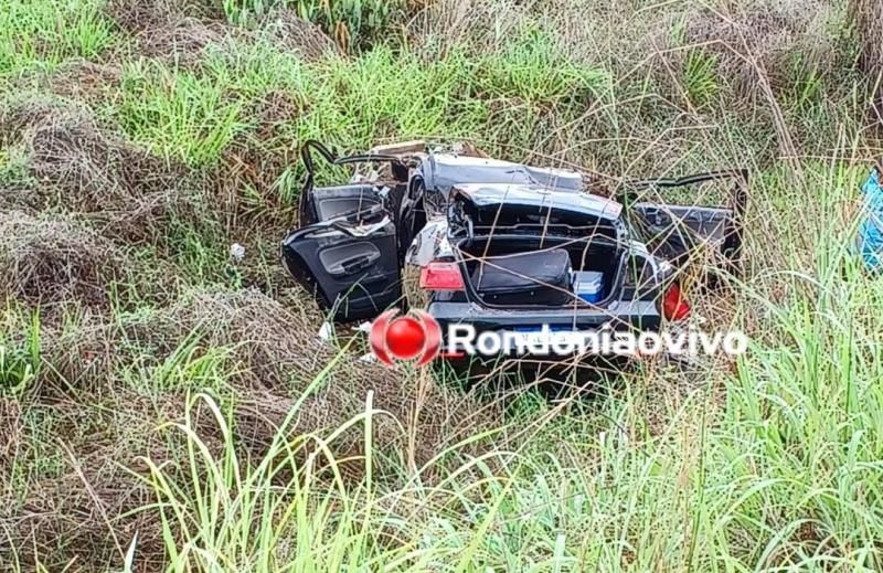 Psicólogo morreu após carro sair da pista e derrubar poste na BR 364, em RO Psicólogo morreu após carro sair da pista e derrubar poste na BR 364, em RO