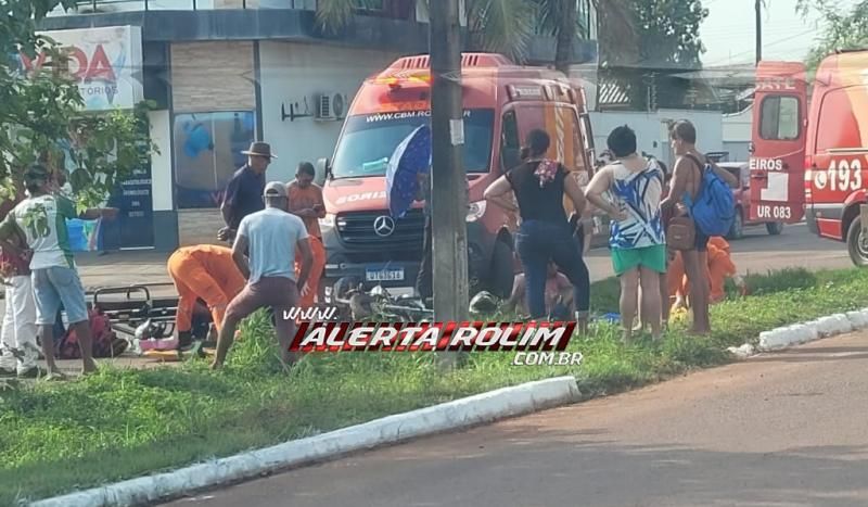 Acidente de trânsito com três vítimas foi registrado nesta manhã em Rolim de Moura Acidente de trânsito com três vítimas foi registrado nesta manhã em Rolim de Moura