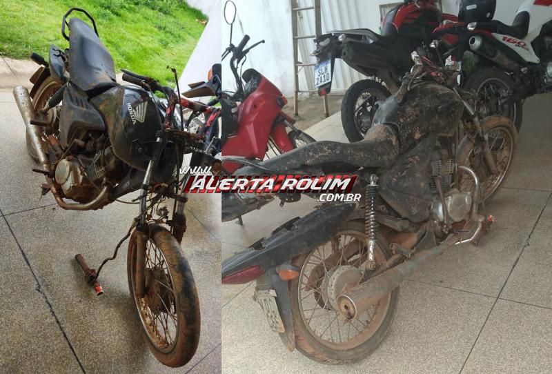 04 motos levadas por criminosos foram recuperadas pela Polícia Militar em Nova Brasilândia; dois suspeitos foram presos 04 motos levadas por criminosos foram recuperadas pela Polícia Militar em Nova Brasilândia; dois suspeitos foram presos