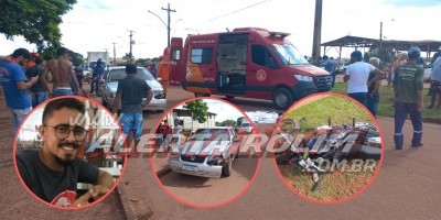 ATUALIZADA – Identificado jovem de 23 anos que morreu em grave acidente nesta tarde no bairro Olímpico, em Rolim de Moura