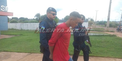 Acusado de roubo em Vilhena, com pena de quase 18 anos de prisão foi preso pela Polícia Militar em Rolim de Moura Acusado de roubo em Vilhena, com pena de quase 18 anos de prisão foi preso pela Polícia Militar em Rolim de Moura