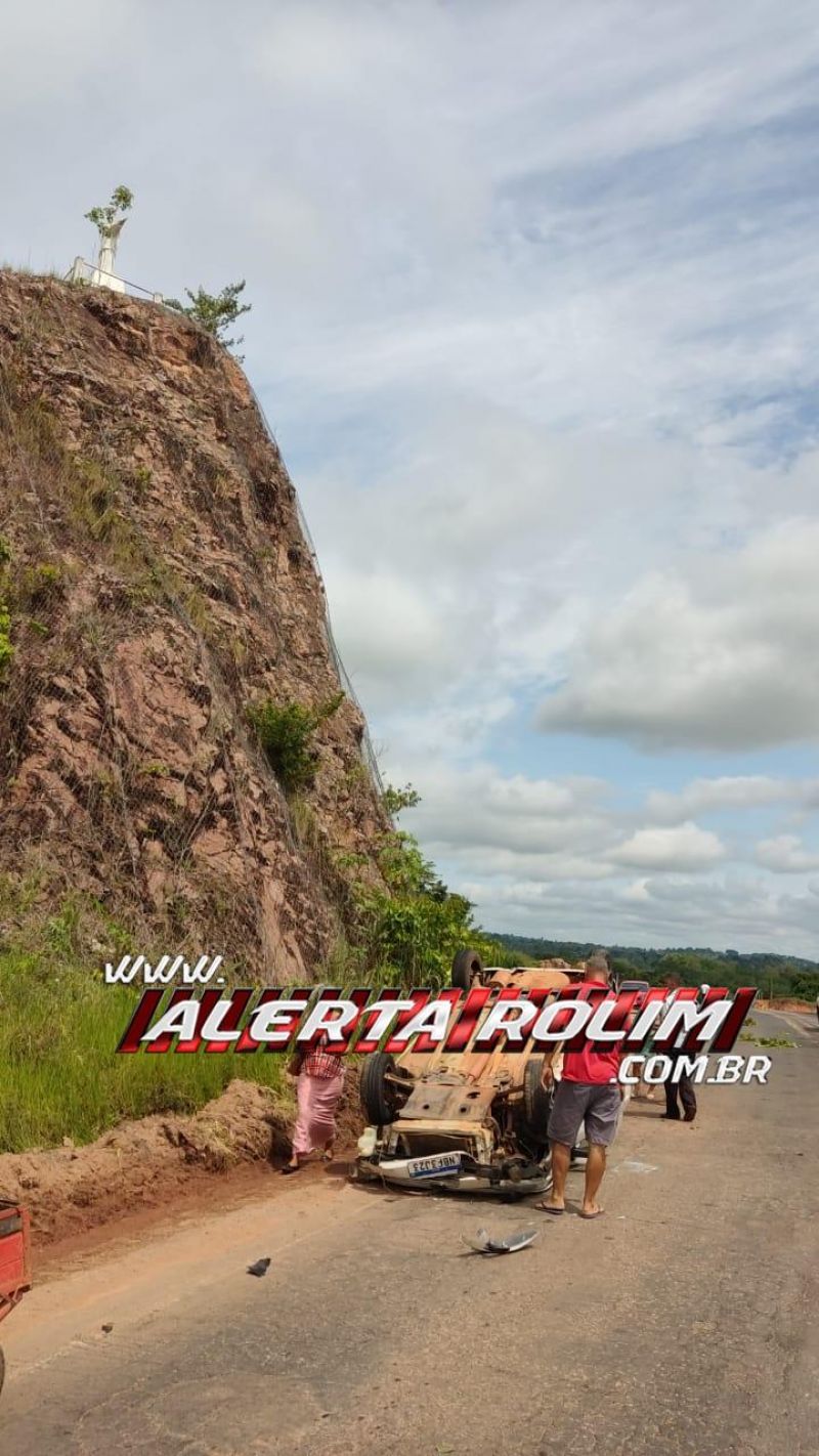 AGORA - Mais um capotamento foi registrado na RO 383, em Santa Luzia do Oeste AGORA - Mais um capotamento foi registrado na RO 383, em Santa Luzia do Oeste