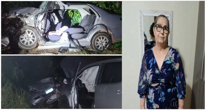ATUALIZAÇÃO - Idosa morreu em grave acidente na BR 364 em Pimenta Bueno