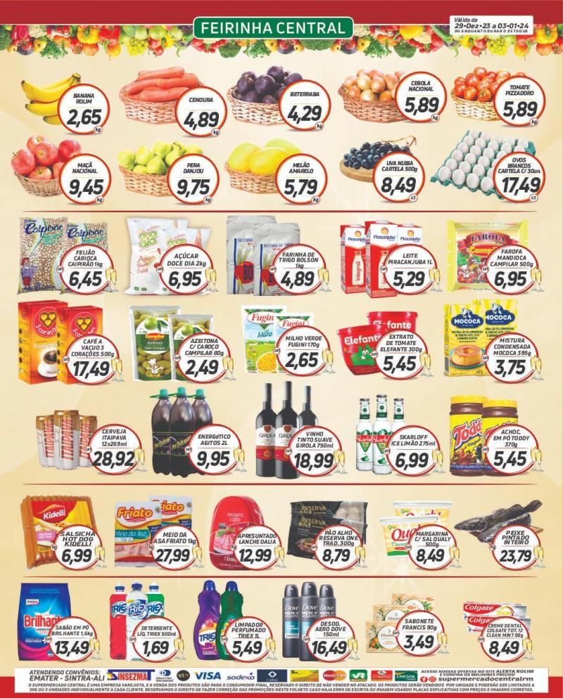 Promoção Supermercado Central, em Rolim de Moura Promoção Supermercado Central, em Rolim de Moura