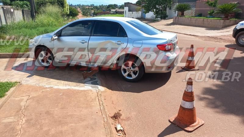 Segundo acidente de trânsito do dia deixou motociclista ferido, em Rolim de Moura Segundo acidente de trânsito do dia deixou motociclista ferido, em Rolim de Moura