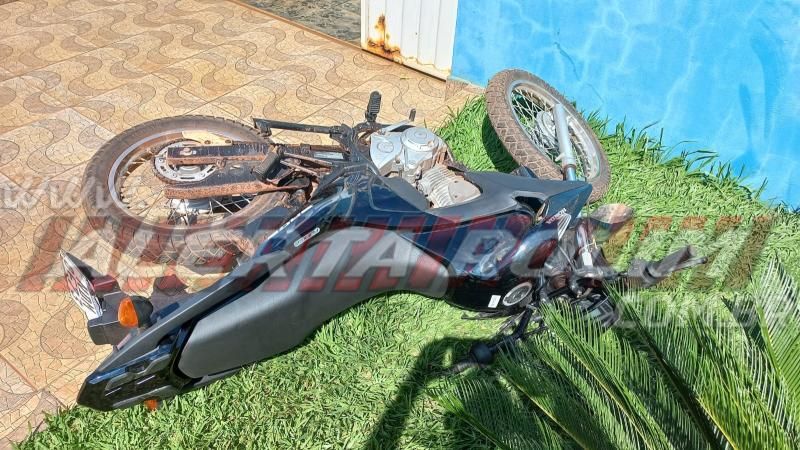 Segundo acidente de trânsito do dia deixou motociclista ferido, em Rolim de Moura Segundo acidente de trânsito do dia deixou motociclista ferido, em Rolim de Moura