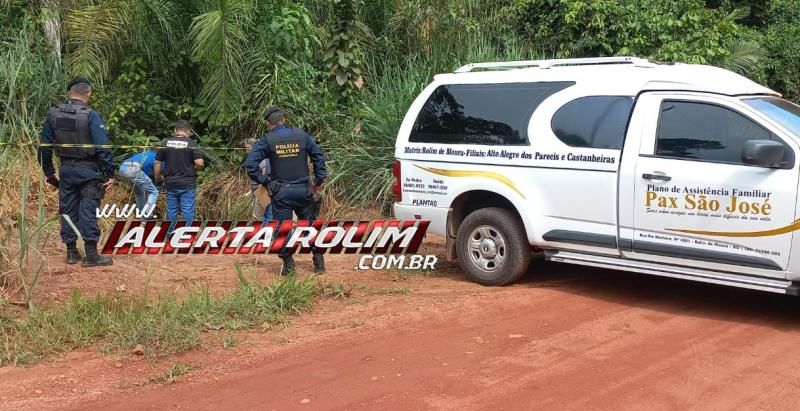 URGENTE - Homem foi assassinado na zona rural de Rolim de Moura URGENTE - Homem foi assassinado na zona rural de Rolim de Moura