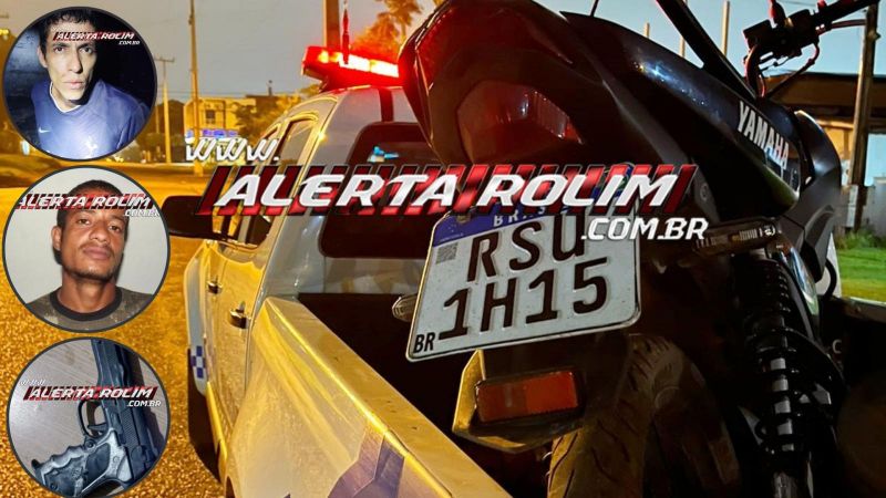 Após roubo de Biz, dois velhos conhecidos da polícia foram presos pela PM em Rolim de Moura; uma Yamaha Factor também foi recuperada Após roubo de Biz, dois velhos conhecidos da polícia foram presos pela PM em Rolim de Moura; uma Yamaha Factor também foi recuperada