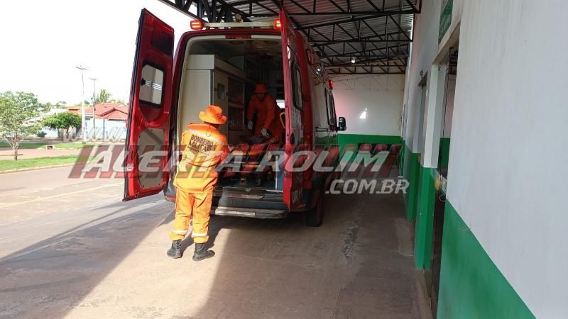 Após discussão, homem tentou matar desafeto a golpes de cutelo, em Rolim de Moura; PM agiu rápido e prendeu autor logo em seguida Após discussão, homem tentou matar desafeto a golpes de cutelo, em Rolim de Moura; PM agiu rápido e prendeu autor logo em seguida