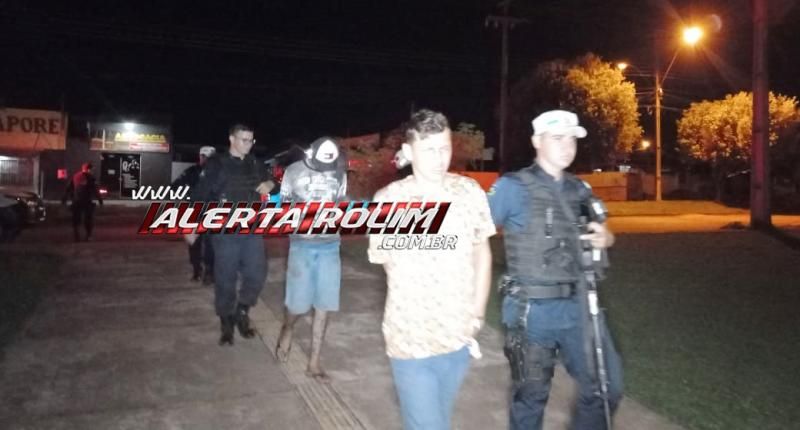 Dois homens, acusados de tráfico de drogas, foram presos pela equipe da PTRAN da PM em Rolim Moura Dois homens, acusados de tráfico de drogas, foram presos pela equipe da PTRAN da PM em Rolim Moura