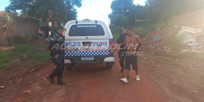 Filho incendiou a casa do próprio Pai e acabou preso pela Polícia Militar em Rolim de Moura Filho incendiou a casa do próprio Pai e acabou preso pela Polícia Militar em Rolim de Moura