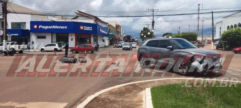 Outro acidente de trânsito foi registrado neste sábado, em Rolim de Moura Outro acidente de trânsito foi registrado neste sábado, em Rolim de Moura