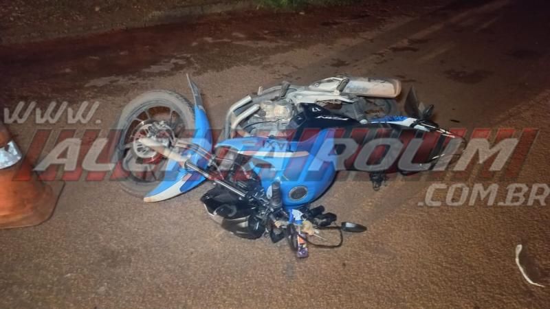 Motociclista foi socorrido em estado grave após acidente no bairro Cidade Alta, em Rolim de Moura Motociclista foi socorrido em estado grave após acidente no bairro Cidade Alta, em Rolim de Moura