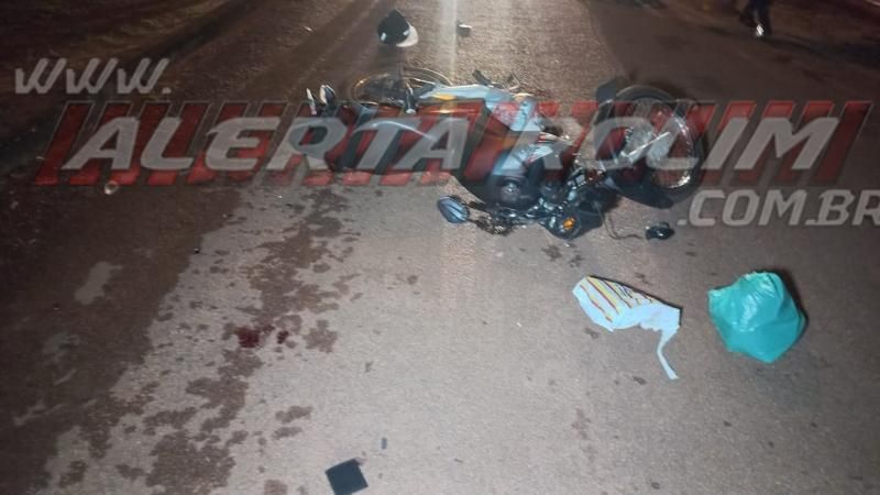 Motociclista foi socorrido em estado grave após acidente no bairro Cidade Alta, em Rolim de Moura Motociclista foi socorrido em estado grave após acidente no bairro Cidade Alta, em Rolim de Moura
