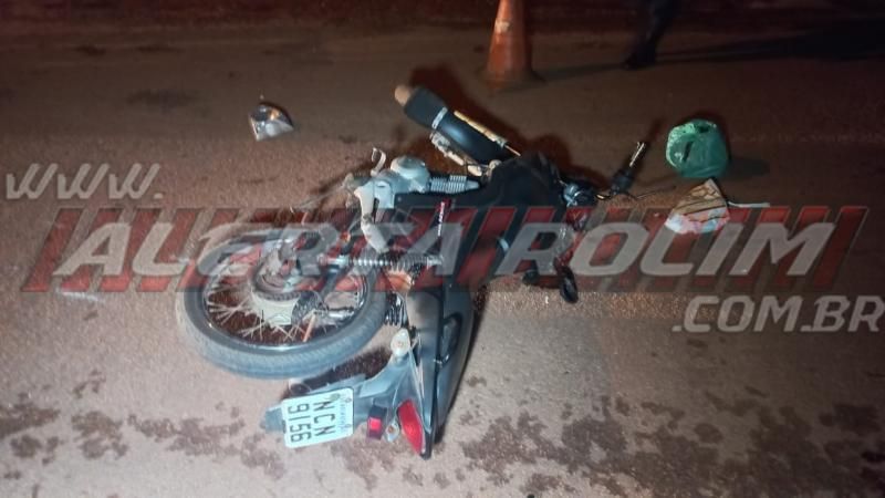 Motociclista foi socorrido em estado grave após acidente no bairro Cidade Alta, em Rolim de Moura Motociclista foi socorrido em estado grave após acidente no bairro Cidade Alta, em Rolim de Moura