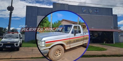 Polícia Militar em Nova Brasilândia recuperou caminhonete furtada, durante a madrugada em Migrantinópolis Polícia Militar em Nova Brasilândia recuperou caminhonete furtada, durante a madrugada em Migrantinópolis