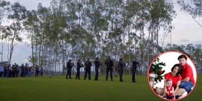 Policiais Civis prestaram homenagem com salva de tiros no funeral da escrivã Jéssica e sua família – Veja o vídeo  Policiais Civis prestaram homenagem com salva de tiros no funeral da escrivã Jéssica e sua família – Veja o vídeo
