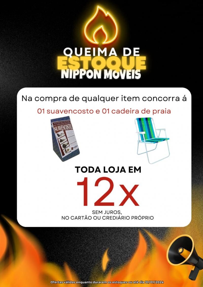 Promoção QUEIMA DE ESTOQUE Nippon Móveis, em Rolim de Moura Promoção QUEIMA DE ESTOQUE Nippon Móveis, em Rolim de Moura