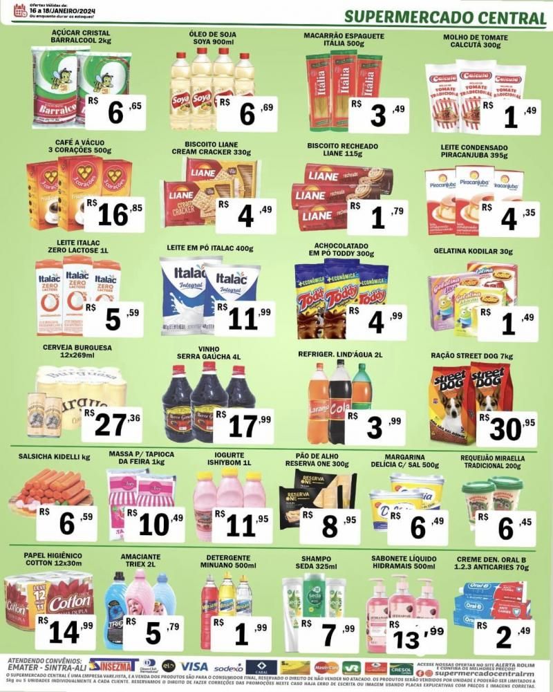 Promoção Supermercado Central, em Rolim de Moura Promoção Supermercado Central, em Rolim de Moura