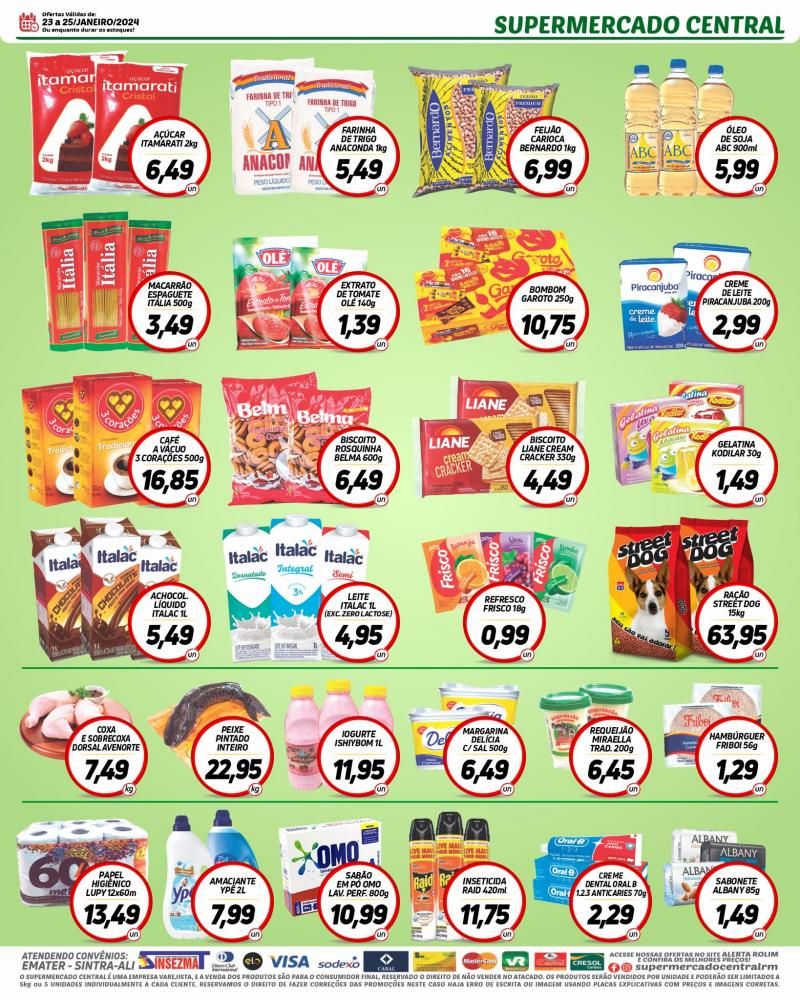 Promoção Supermercado Central, em Rolim de Moura Promoção Supermercado Central, em Rolim de Moura