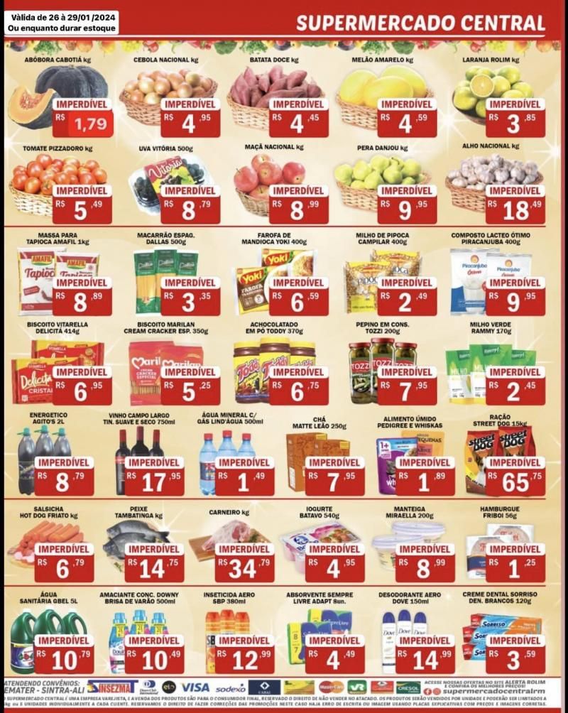 Promoção Supermercado Central, em Rolim de Moura Promoção Supermercado Central, em Rolim de Moura