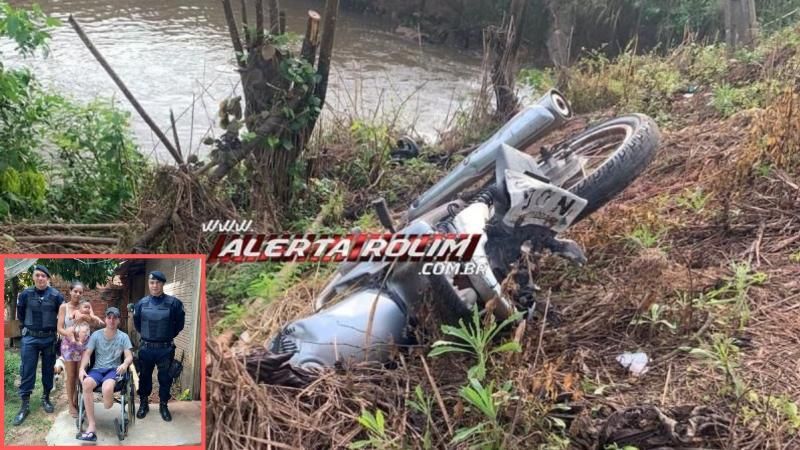 Rolimourense que teve amputação da perna, após grave acidente em 2023 precisa de ajuda; seu filho, de apenas 04 meses foi salvo recentemente com a ajuda de um PM Rolimourense que teve amputação da perna, após grave acidente em 2023 precisa de ajuda; seu filho, de apenas 04 meses foi salvo recentemente com a ajuda de um PM