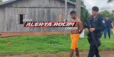 Vídeo - Homem monitorado por tornozeleira e acusado de crimes de tráfico de drogas, receptação e porte ilegal de arma foi preso pela PM e PC em Nova Brasilândia Vídeo - Homem monitorado por tornozeleira e acusado de crimes de tráfico de drogas, receptação e porte ilegal de arma foi preso pela PM e PC em Nova Brasilândia