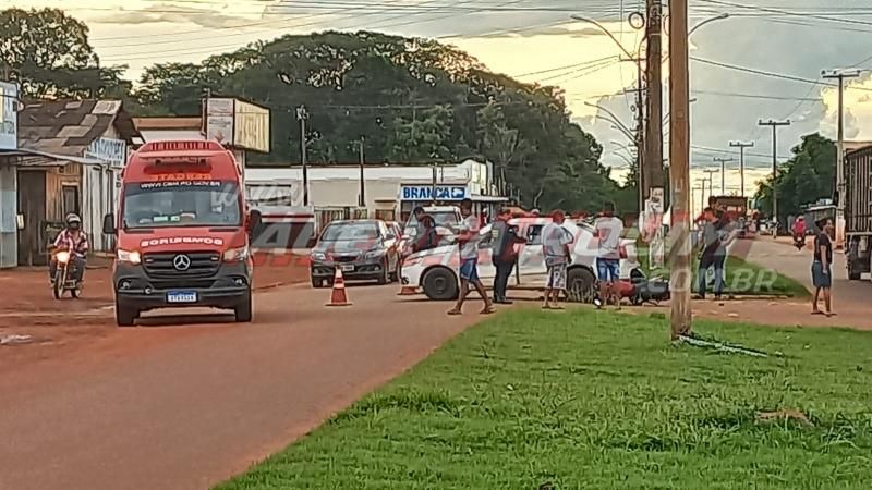 Acidente de trânsito deixou uma pessoa ferida neste sábado, em Rolim de Moura Acidente de trânsito deixou uma pessoa ferida neste sábado, em Rolim de Moura