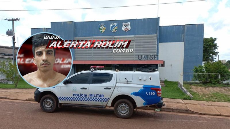 Polícia Militar recapturou um dos foragidos do Semiaberto que não retornou da saída temporária, em Rolim de Moura  Polícia Militar recapturou um dos foragidos do Semiaberto que não retornou da saída temporária, em Rolim de Moura