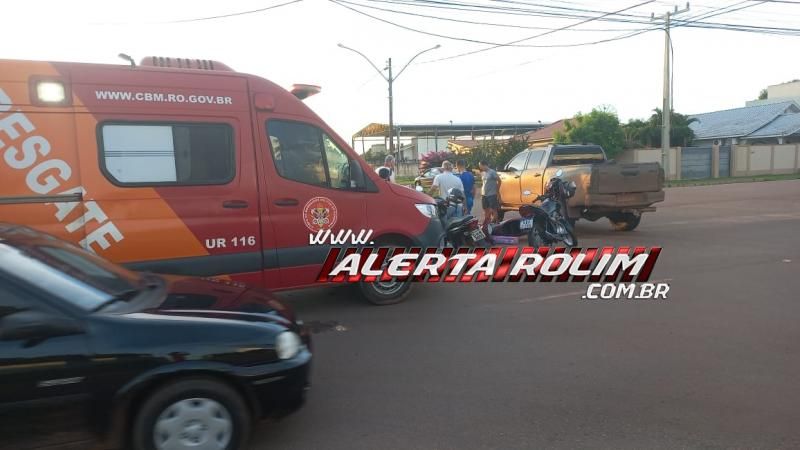 Mulher sofreu trauma de crânio e fraturou uma das pernas em grave acidente de trânsito nesta tarde, em Rolim de Moura Mulher sofreu trauma de crânio e fraturou uma das pernas em grave acidente de trânsito nesta tarde, em Rolim de Moura